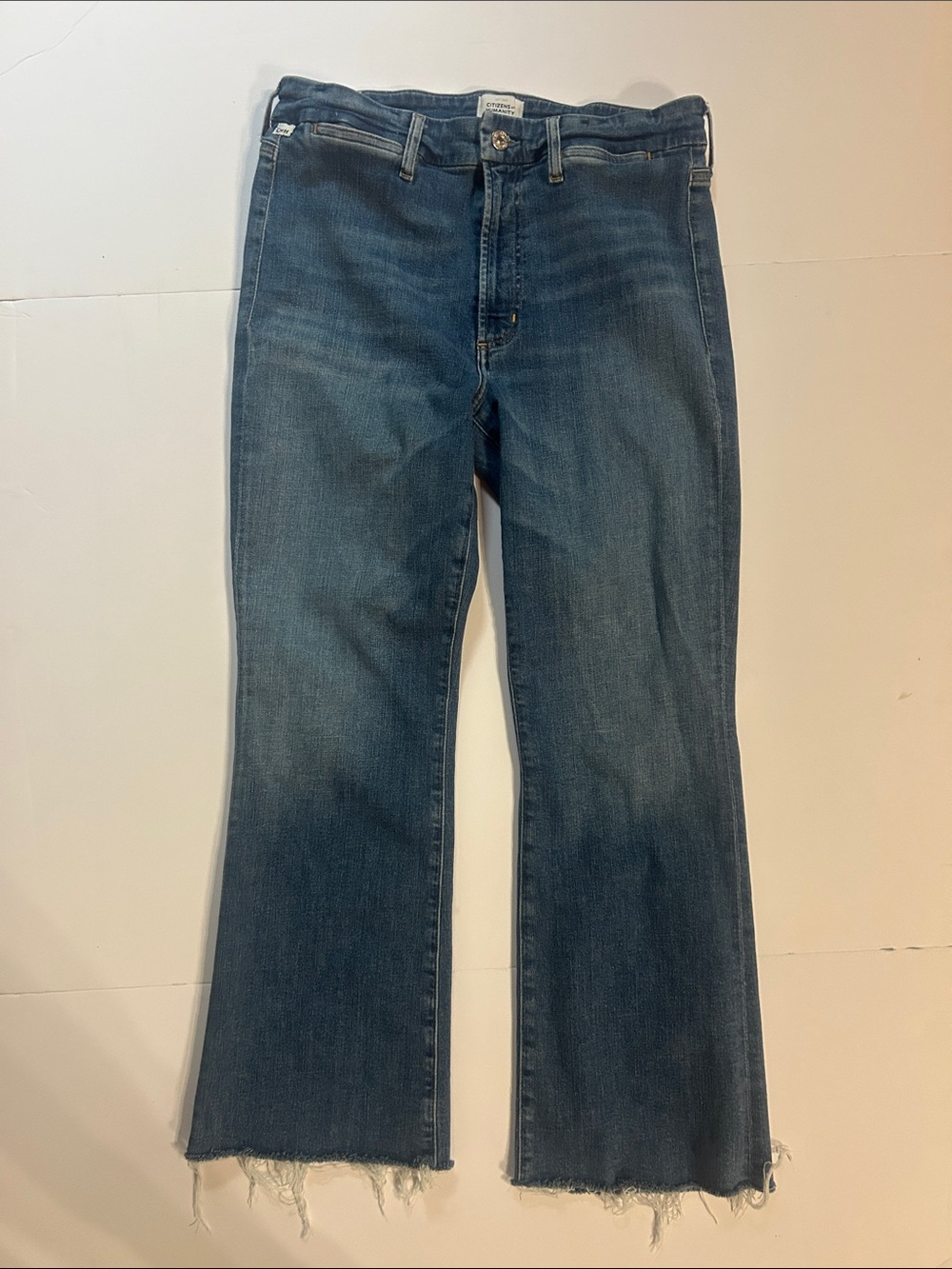 Citizens of humanity, Isola Raw Hem Crop Straight Leg Jeans size 30 - Picture 3 of 5